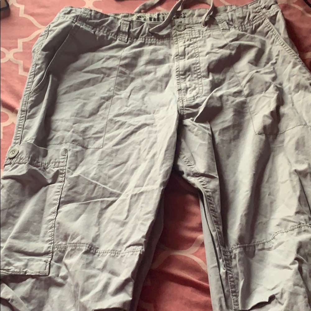 Grey Cargo Pants